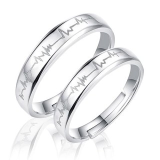 Wholesale Price Couples Rings Set Matching Promise Rings For Couples