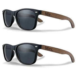 Walnut Wood Sunglasses Gifts for Couples