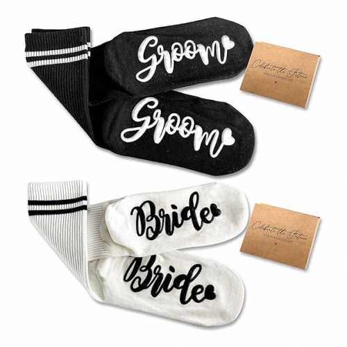 Wholesale Price Bride And Groom Gifts Non Slip Yoga Grip Socks